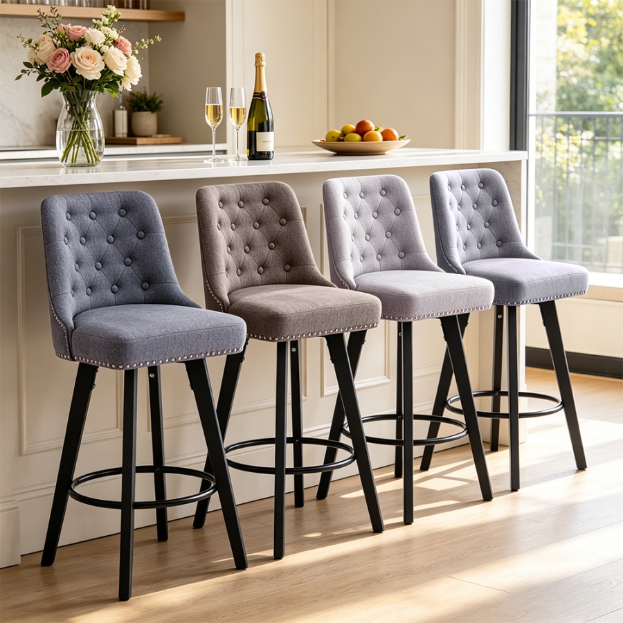 velvet bar stool